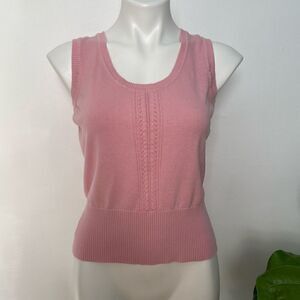 Liz & Co Y2K sweater vest 90s aesthetic baby doll